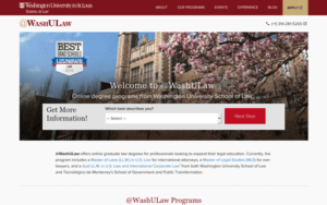 Washington University of law