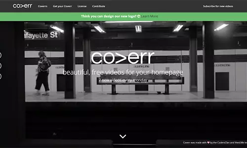 Coverr video backgrounds