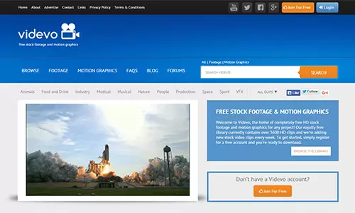 Videvo for video background