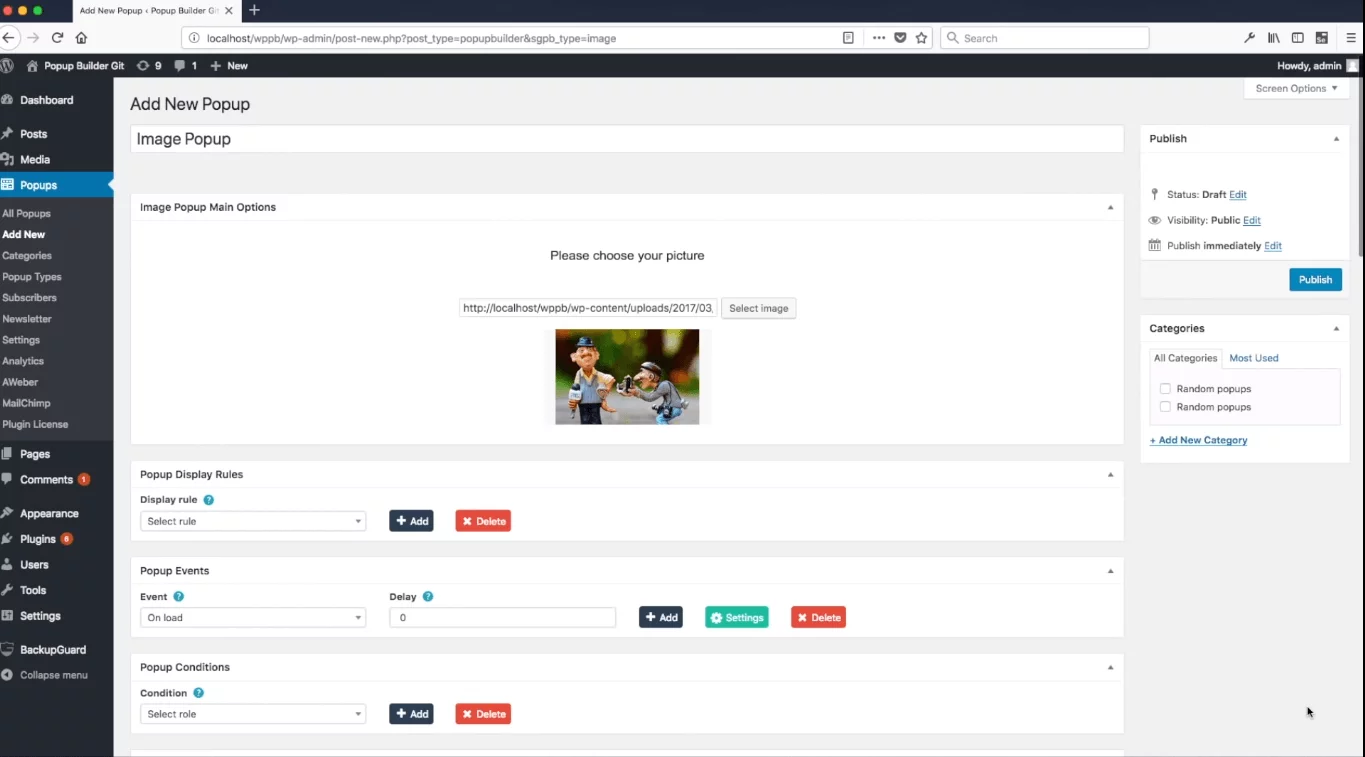 wordpress popup builder