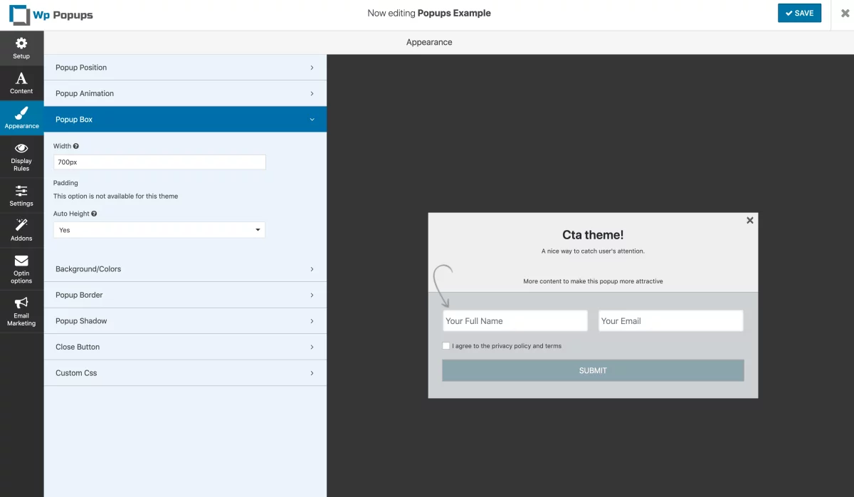 popup plugin wordpress